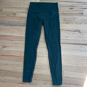 Lululemon Hunter Green Leggings